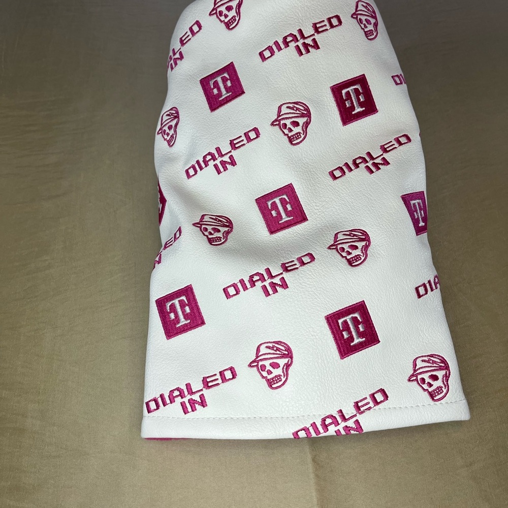T-Mobile White and Pink Golf Driver Headcover